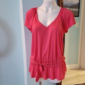 Torrid Drop Waist Top With Tie Belt